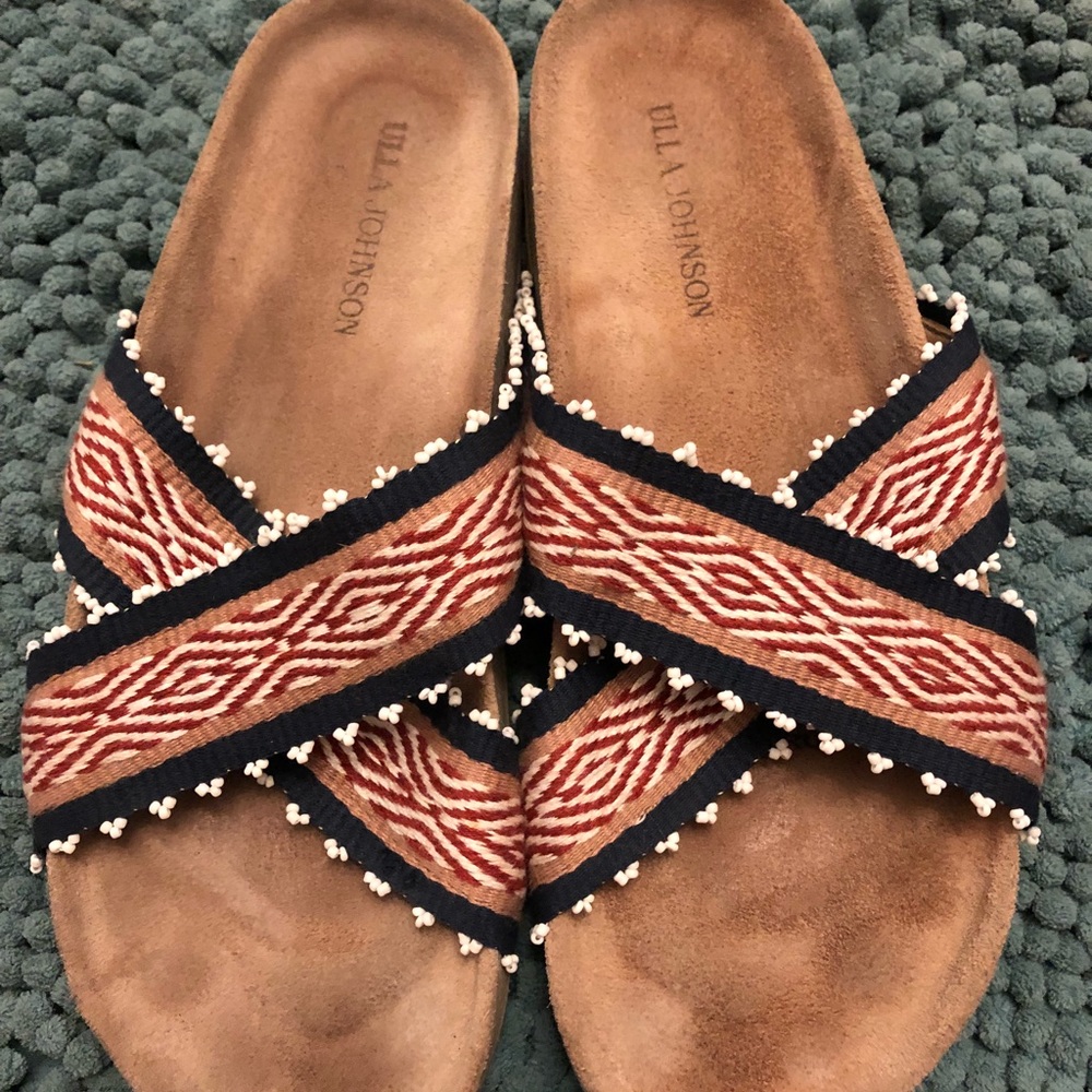 Ills Johnson Babette Tribal Handloom Sandals - Picture 2 of 8